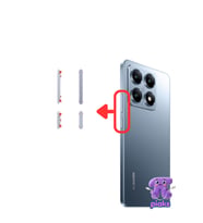 Xiaomi Mi 14T Açma Kapama Ve Yan Ses Tuşu Plastik Düğme 2406APNFAG Uyumlu