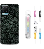 Vivo Y11S Y21S Y20 Y20S Y70 Kılıf Kablo Koruma Spiral Silikon Sarmaşıklar 1675