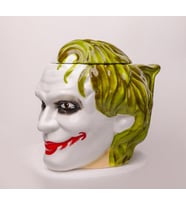 3D Kapaklı Joker Tasarımlı Porselen Kupa Bardak (Çok Renkli)