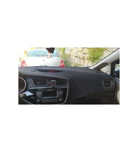 2006-2012 Modellerine Uygun Kia Ceed Torpido Koruma Halısı Siyah Kenar Renk Siyah