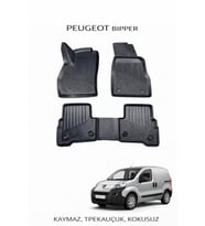 Peugeot Bipper ile Uyumlu 3D Oto Paspas Premium