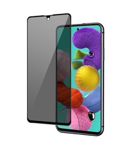 Samsung Galaxy M53 5G Uyumlu Privacy Ön Koruma Hayalet Seramik Nano Ekran Koruyucu (Siyah)