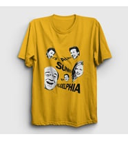 Presmono Unisex Sarı Poster It's Always Sunny In Philadelphia T-Shirt 492663tt