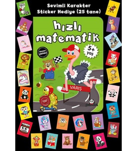 Stickerlı 5+ Yaş Hızlı Matematik
