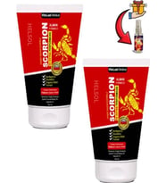 Scorpion Erkeklere Özel Bakım Kremi 50 Ml X 2 Ad.+Lustra Masaj Yağı