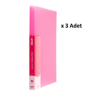Bigpoint Sıkıştırmalı Dosya A4 Kırmızı x 3 Adet