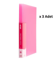 Bigpoint Sıkıştırmalı Dosya A4 Kırmızı x 3 Adet