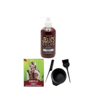 Jeans Color Saç Boyası Magenta 250ml+  Saç Açıcı +Saç Boya Kabı Seti