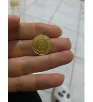 altın kaplama çeyrek altın görünümlü uç 3 adet