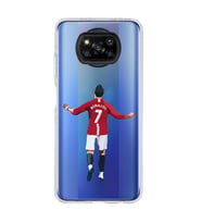 Poco X3 PRO / X3 NFC Uyumlu Cristiano Ronaldo Tasarımlı Şeffaf Telefon Kılıfı