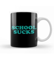 Retro School Sucks Kupa Bardak Porselen