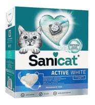 SaniCat Active White Ultra Topaklanan Kedi Kumu 10lt