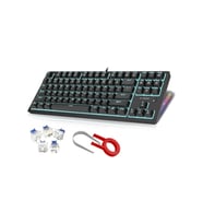 K620 Mekanik Klavye Outemu Blue Switch Siyah Ve Beyaz Klavye Seçeneği Gamer