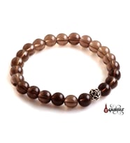Doğal Dumanlı Kuvars Taşlı Bileklik