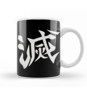 Demon Slayer Tengen Uzui Destruction Kanji Kupa Bardak Porselen