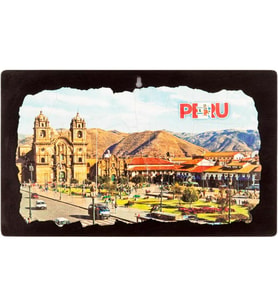 Peru Temalı Ahşap Fresco Tablo (Karışık)