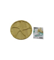 YUVARLAK 5 BÖLMELİ AHŞAP BAMBU SERVİS SUNUM TEPSİ - TAHTASI 20 X 1.4CM (5343)