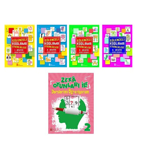 Ata 2.Sınıf Kodlama Seti+Zeka Oyunları İle Derslerimi Öğreniyorum (Beyaz)