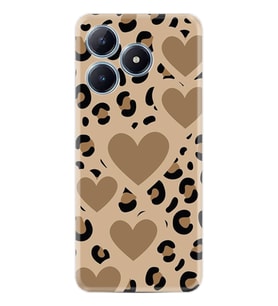 C53 Kılıf Boutique Baskılı Resimli Leopar Kalp Pcode -068