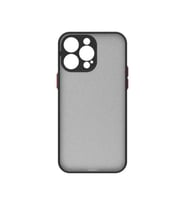 Apple iPhone 14 Pro Max Kılıf Mat Yüzey Kamera Korumalı Silikon (Siyah)