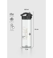 Renga Saga Sport Desen 630 ml Tritan Matara 912065 Siyah