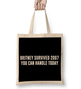 Britney Survived 2007 You Can Handle Today Bez Çanta Uzun Saplı