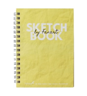 Fanart Academy Sketch Book Spiralli Sarı A6 50 Yp 120 gr