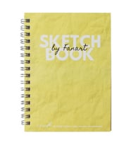 Fanart Academy Sketch Book Spiralli Sarı A6 50 Yp 120 gr