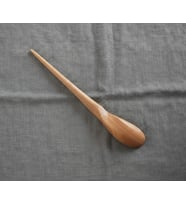 El yapımı zeytin topuz tokası (Ekru - Kahverengi)