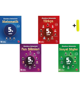 Newton 5.Sınıf Matematik Fen Türkçe Sosyal Üstatların Kaleminden Deneme Seti Yeni
