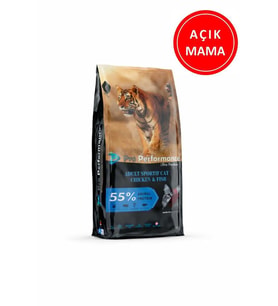 Pro Performance Adult Cat Sport Fit Chicken & Salmon & Shrimps & Cranberry 1 Kg AÇIK