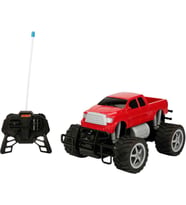 Suncon 1:18 Uzaktan Kumandalı Jumbo Wheels USB Şarjlı Araba . - Kırmızı Pickup