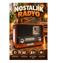 Everton RT-306 Ahşap Nostaljik Radyo – Bluetooth, FM/AM/SW, USB, AUX ve SD Kart