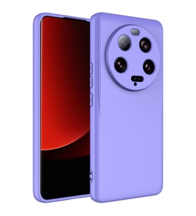 Vendas Xiaomi Mi 13 Ultra Uyumlu Lansman Serisi Içi Kadife Ipek Dokulu Lansman Kılıf (Lila)