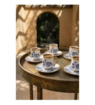 SOLANA & SULİEN 6 LI KAHVE FİNCAN TAKIMI MSKF509