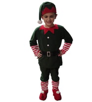 Noel Cini Erkek Çocuk Elf Kostümü