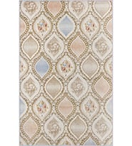 Eliana Home Baskılı, Yıkanabilir Kaymaz Taban Salon Halısı LNA1675 100x150 cm (Bej)
