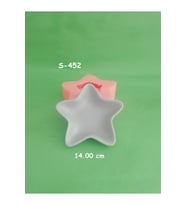 Yıldız Sunumluk (14 Cm) Silikon Kalıp