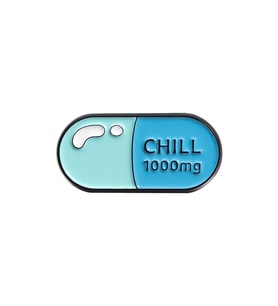 PROF CHILL Yazılı Medikal Broş P0627