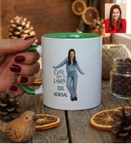 Kişiye Özel Karikatürlü Cute But Libra Terazi Burcu Kupa Bardak Doğum Günü Hediyesi