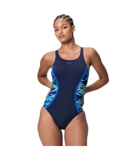 Speedo Hyperboom Splice Muscleback Kadın Yüzücü Mayosu 8-A000247003