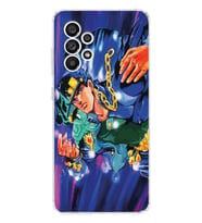 Samsung Galaxy A32 Uyumlu JoJo's Bizarre Adventure Tasarımlı Şeffaf Telefon Kılıfı