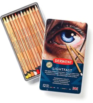 Derwent Lightfast Kalemler Seti 12 Renk - Metal Kutulu, Profesyonel Kalite, 2302719