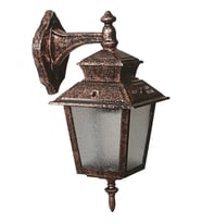 AVONNI BAP-68213-BKR Kahverengi Boyalı Dış Mekan Aydınlatma E27 ABS Polikarbon Cam 25x18cm