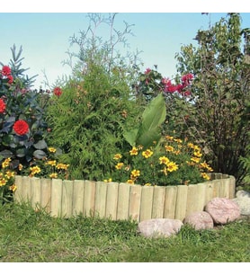 Ahşap Bordür Çit 30 cm Yükseklik 150 Cm Uzunluk
