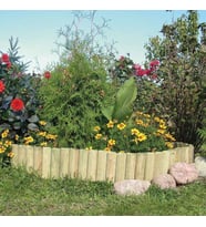 Ahşap Bordür Çit 30 cm Yükseklik 150 Cm Uzunluk