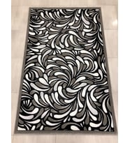 Kaşmir Halı Jade 146X233 Z 012-02 Gri Siyah Beyaz 4 M2 Halı !