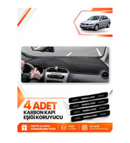SEAT TOLEDO (2005-2013) Uyumlu Ön Torpido Koruma Kılıfı Halısı - Siyah