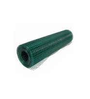 Pvc Kaplı Puntalı Tel-(- 1.2 cm Göz Arası -0.90 mm Kalınlık)-( 100cm - Yükseklik 3 Metre Uzunluk-) (Y.Yeşil)