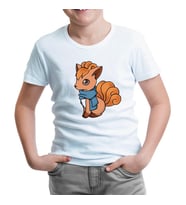Pokemon Go - Vulpix Beyaz Çocuk Tshirt